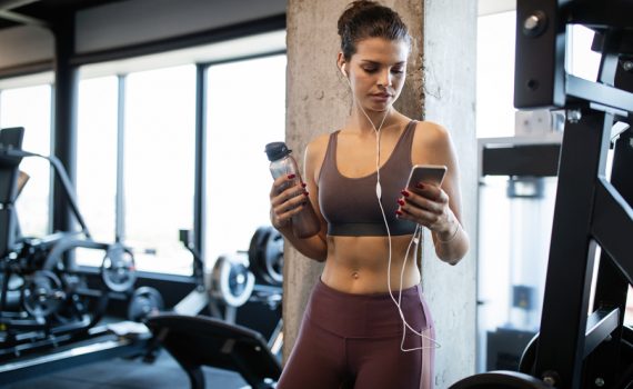 … im Fitnessstudio